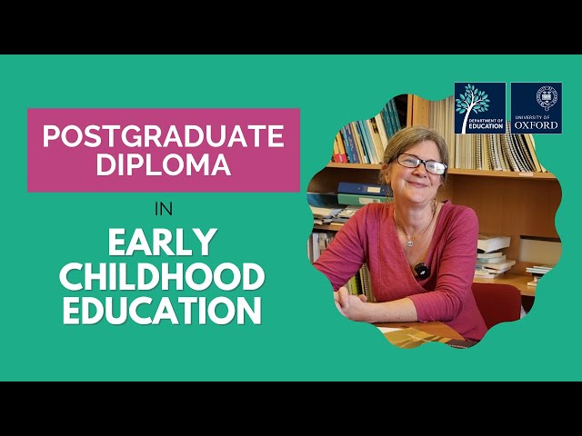 New course: Postgraduate Diploma in Early Childhood Education
