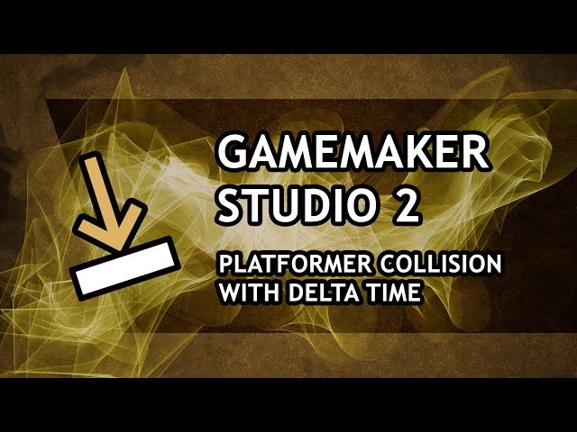 GameMaker Studio 2 Tutorial [ADVANCED] - Platformer Collision with Delta Time - [Episode #2]