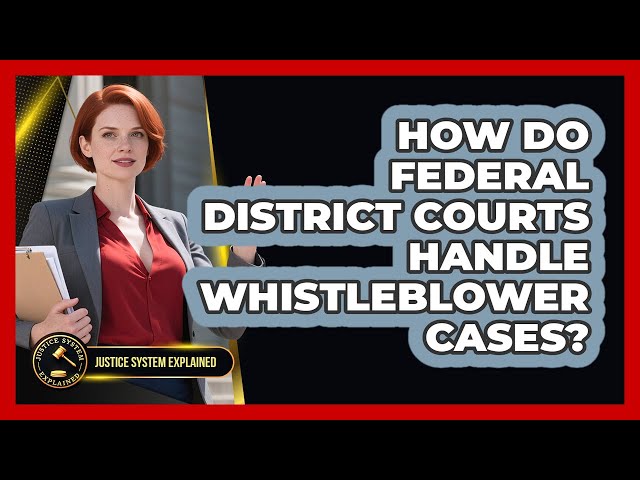 How Do Federal District Courts Handle Whistleblower Cases? - Justice System Explained