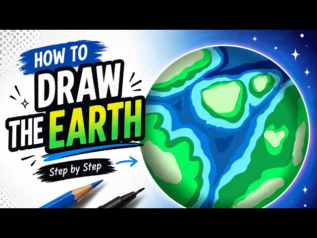 Teaching to draw the globe on the ibisPaint X application
