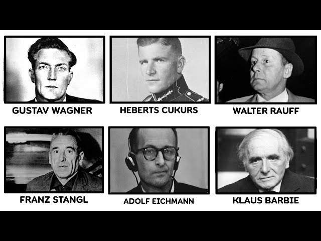 Every Nazi Hunted by Mossad Explained in 8 Minutes