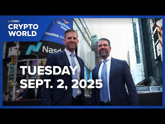 Trump's World Liberty token falls sharply a day after it begins trading: CNBC Crypto World