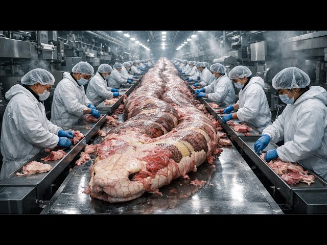 Inside The World’s Largest Snake Meat Factory: From Pit to Package