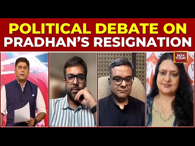 Gaurav Sawant Hosts Big Political Debate On Dharmendra Pradhan's Resignation | India Today Special
