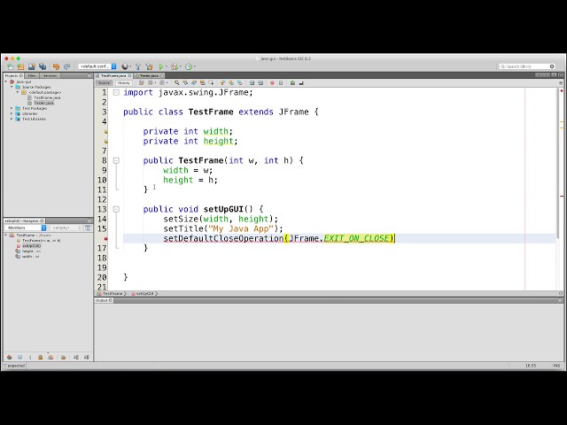 Java GUI Tutorial Part 1 - Creating a JFrame