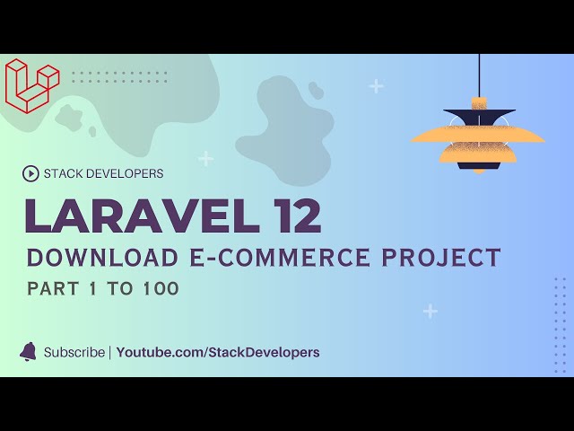 Download Laravel 12 Basic E-commerce Project with COD | Complete Source Code / Database