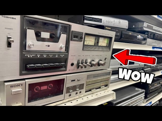 Finding and Testing Thrift Store Vintage Electronics