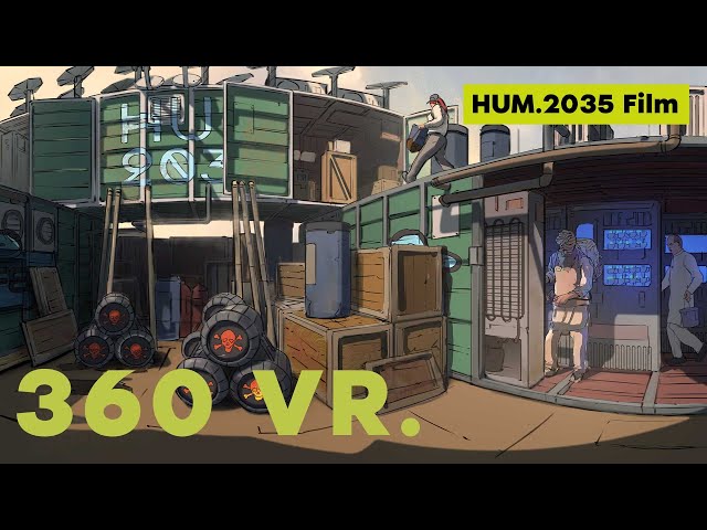 HUM.2035 | Illustrated VR Shot | Food Farms & Distribution