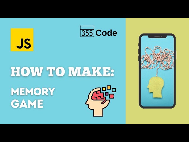 Javascript Beginner Tutorial - Make a Simple Memory Match Game. VANILLA JAVASCRIPT.