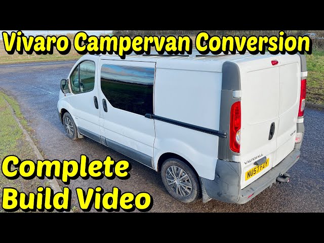 DIY Campervan Conversion - 90 Minute Vivaro Complete Van Build Video