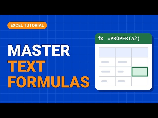Text Manipulation in Excel: Split, Combine, and Clean Data Fast | Siddam Bharat