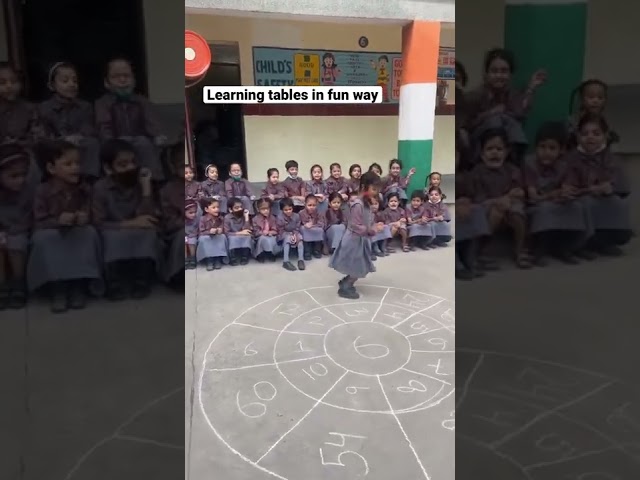 Tables Teaching idea.. learning is fun #playwaylearning #tablelearn #teachingideas