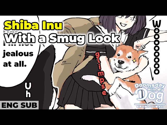 Smug Shiba Inu doesn't care about being headlocked | ENG SUB | Anime #DoomsdayWithMyDog #SekaShiba