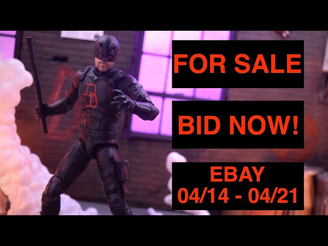 Marvel Legends Daredevil: Born Again Season 2 Black Suit Daredevil Action Figure Review Showcase MCU