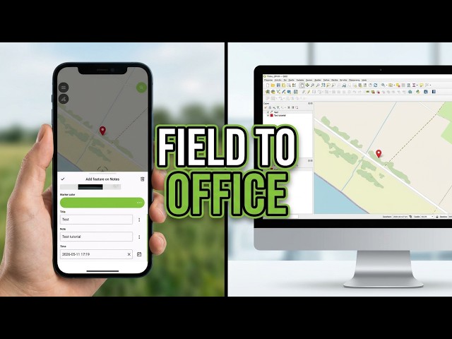 Create a field notes and photos project in minutes! - QField with QField Cloud