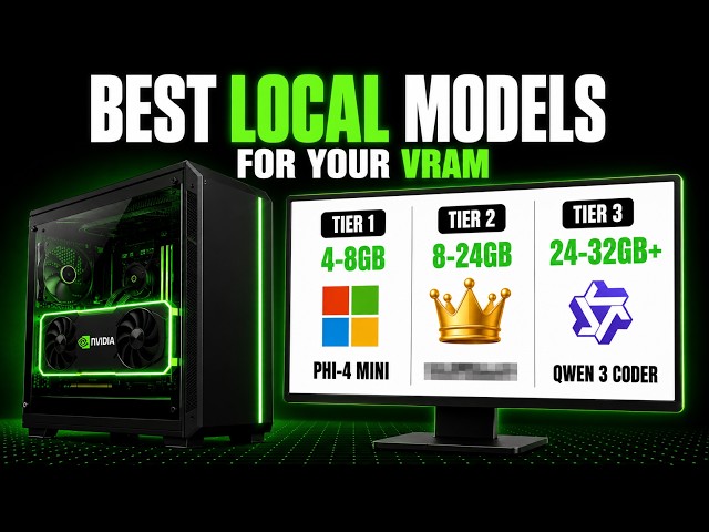 Best Local AI Models for Every VRAM Tier (4GB to 32GB+)