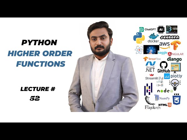 Python Higher Order Functions || Higher Order Functions In Python || Python Functions