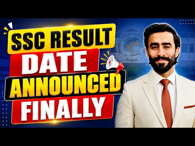 SSC Result Date Announced Finally | FBISE SSC Result 2026 Official Date |Federal Board Latest Update