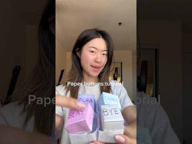 Paper buttons tutorial