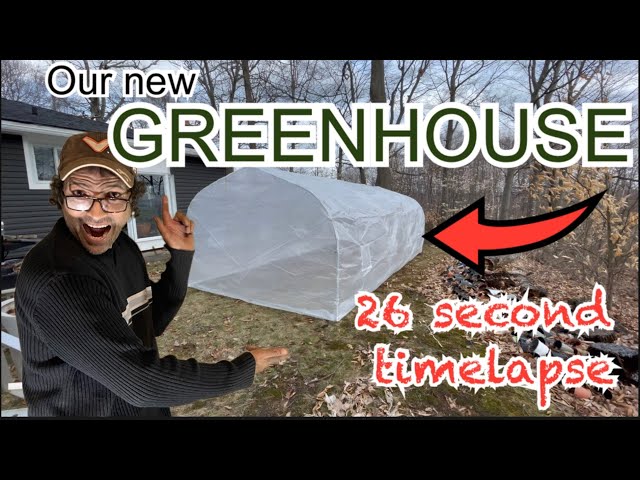 We bought a CHEAP 20 foot biltek GREENHOUSE from Amazon $179 how to assemble 45 min assembly 26 sec