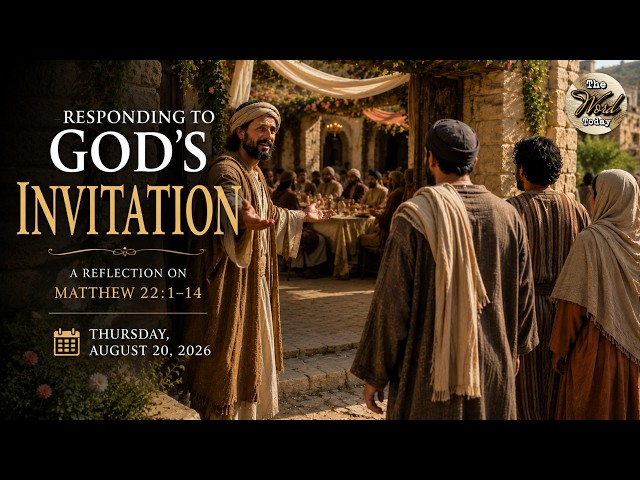 Responding to God's Invitation – A Reflection on Matthew 22:1–14 | Thursday, August 20, 2026