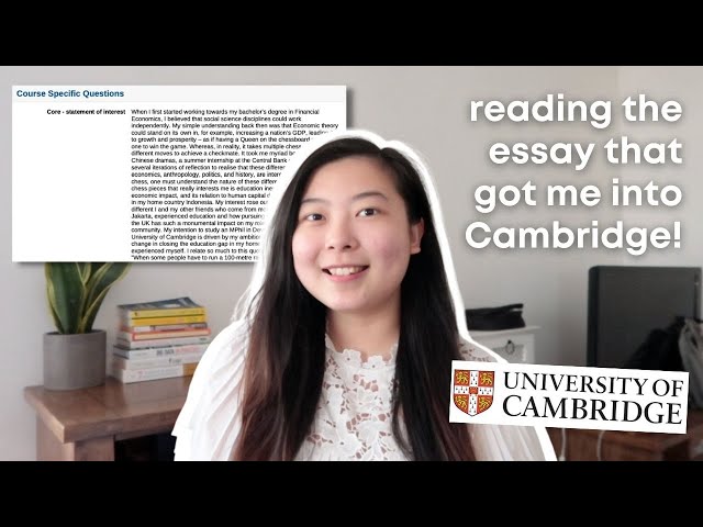 My Cambridge MPhil (Masters) Personal Statement + TIPS! | Ep.3 Oxbridge Application Series