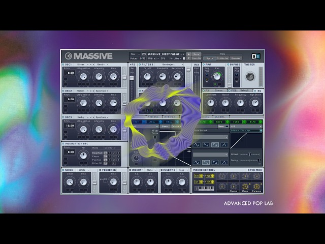 [Massive Tutorial]Indie Pop Cold Dizzying Swaying Pad Sound Design Tutorial