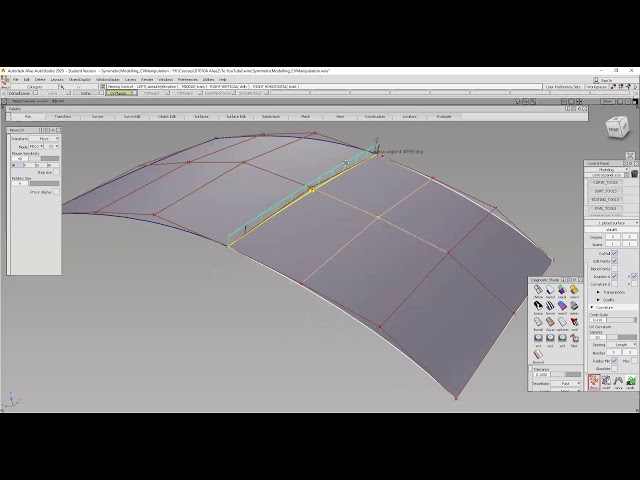 Alias AutoStudio: XformCVTool
