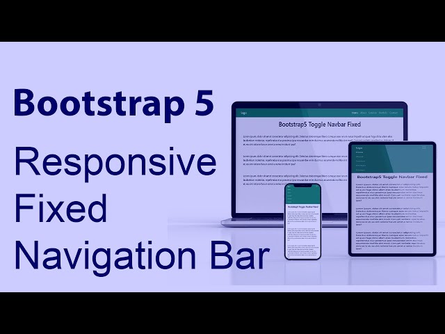 How to create responsive navigation bar | BOOTSTRAP 5