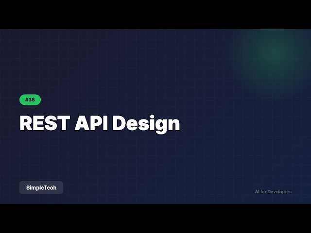 REST API Design - The Complete Guide | Full Stack Development #38