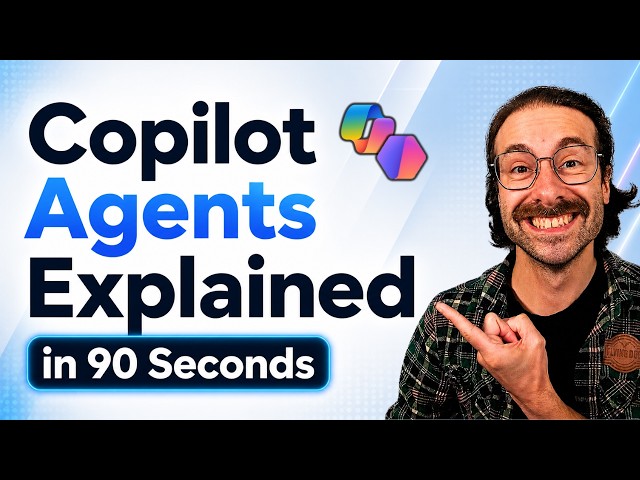 Microsoft 365 Copilot Agents Explained in 90 Seconds (New AI Tool)