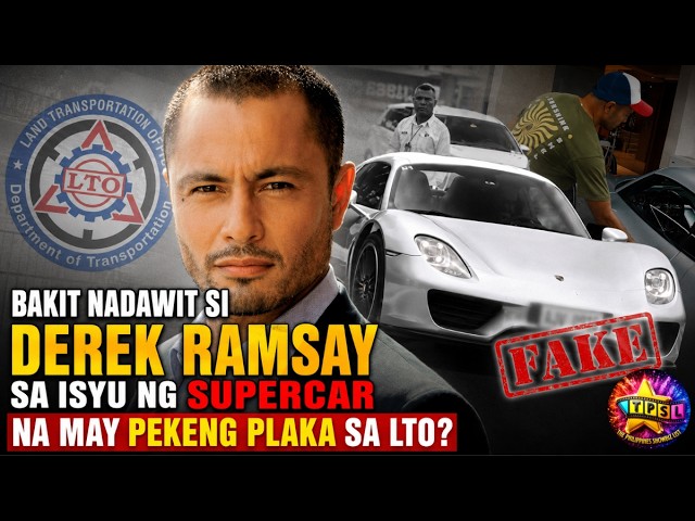 Bakit Nadawit si Derek Ramsay sa Isyu ng Supercar na may Pekeng Plaka sa LTO?