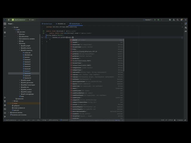 05 - Estructuras de Datos en Java: Strings, método substring()