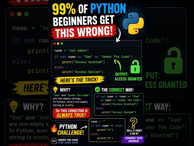 PYTHON Trick 2 ☠️🤯😉 #coding #programming #codenewbie #code