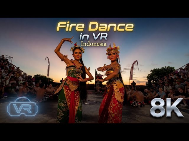 [180° VR] Uluwatu Fire Dance: The Most Intense Show in Bali | Stereoscopic 3D