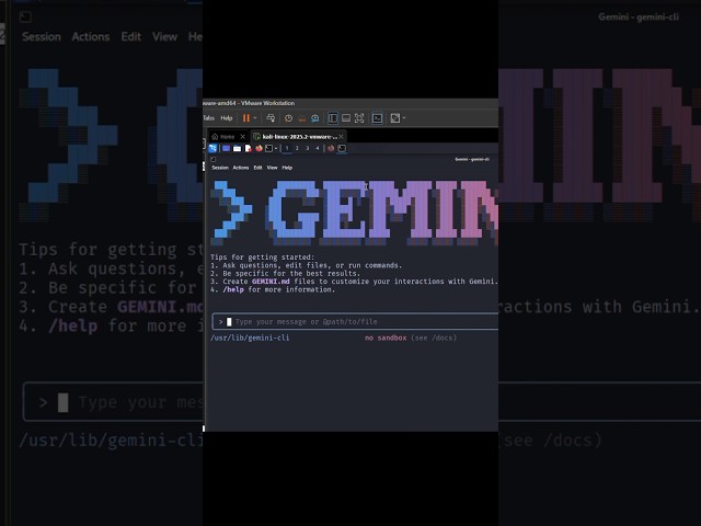 AI powered Gemini for hacking systems, through TERMINAL              #cybersecurity #hackingcourse