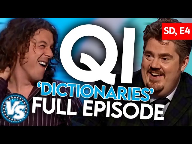 QI FULL EPISODE! 'Dictionaries' Episode 4, Series D Ronni Ancona, Rory Bremner & Phill Jupitus