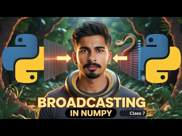 Broadcasting in NumPy | NumPy Array Tutorial in Hindi | NumPy Complete Course in Hindi