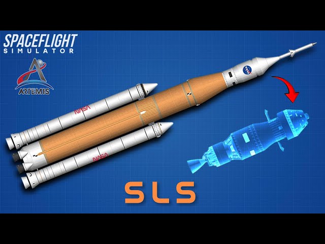 How To Build SLS Rocket - Spaceflight simulator 