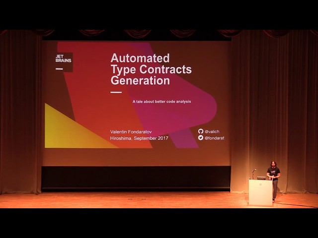 [EN] Automated Type Contracts Generation for Ruby / Valentin Fondaratov @rubymine
