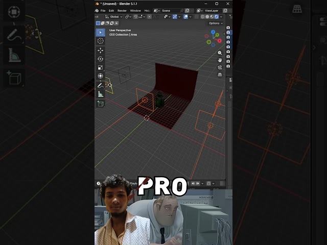 Blender Lighting Made EASY | Noob vs PRO | #blender #blendertutorial #3dmodeling #tutorial #cgi