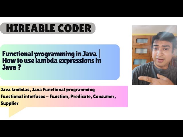 What are Java lambdas and how they help to achieve functional programming in Java ?