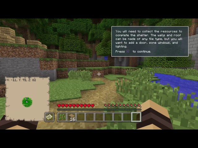HOW TO PASS THE MINECRAFT TUTORIAL (PS4, PS3, XBOX)