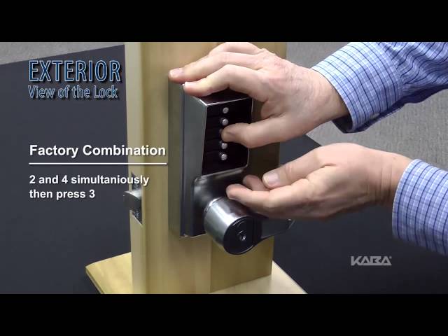Kaba Simplex 1000   L1000   How to Change the Combination
