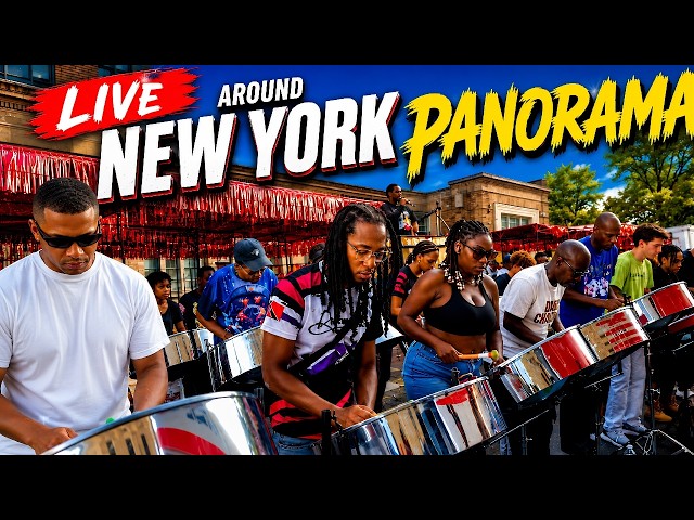 NEW YORK PANORAMA bands warm up 🥁 West Indian Carnival  NYC LIVE Labor Day Weekend