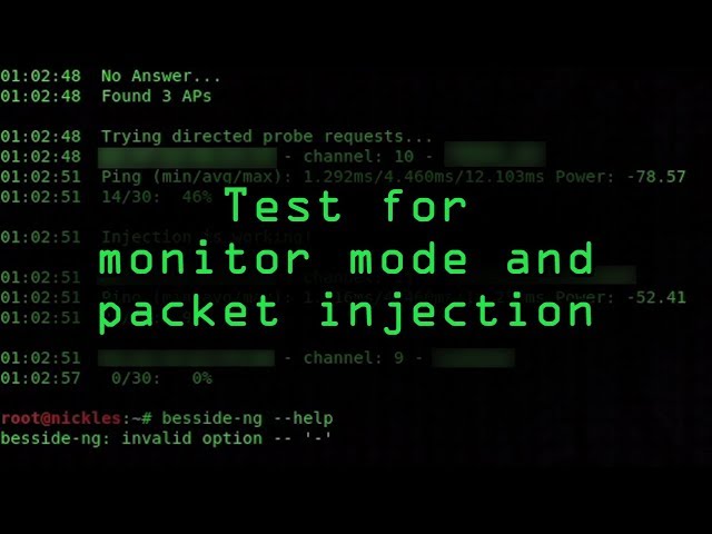 Test if Your Wireless Network Adapter Supports Monitor Mode & Packet Injection [Tutorial]