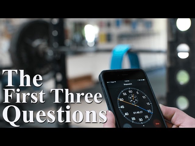 The First Three Questions (Audio Only)