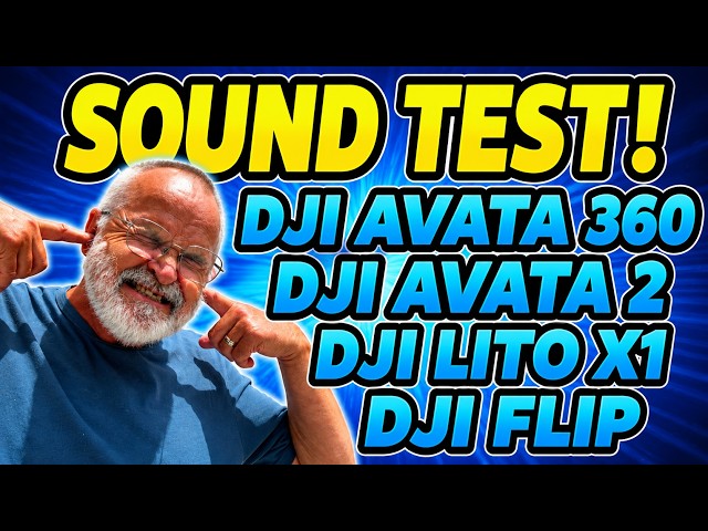 DJI AVATA 360 vs AVATA 2 vs FLIP vs LITO X1 | Which Drone Is The Loudest? SOUND TEST!