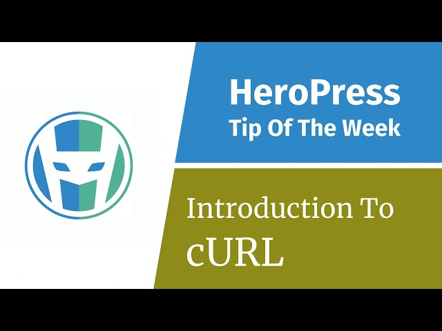 Introduction To cURL, The Command Line Web Browser