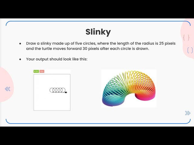 Python Turtle Tutorials - How to Code a Slinky